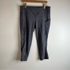 Lululemon Grey Cropped Leggings Size 12